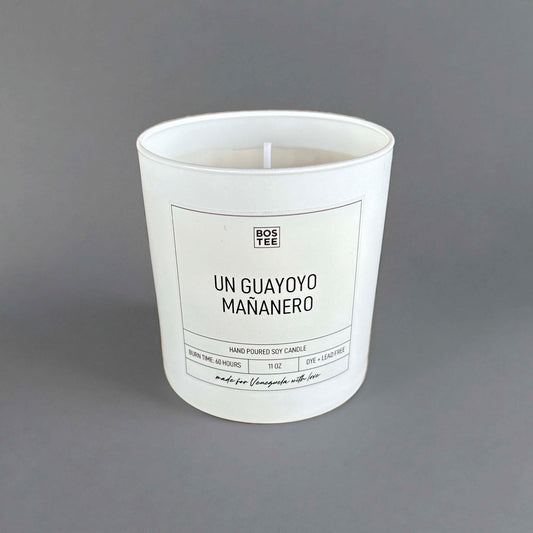 Un Guayoyo Mañanero 11oz. Candle